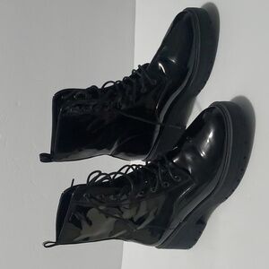 Woman combat style boots size 8